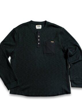 Off The Grid Surplus Draper Henley - Vintage Black